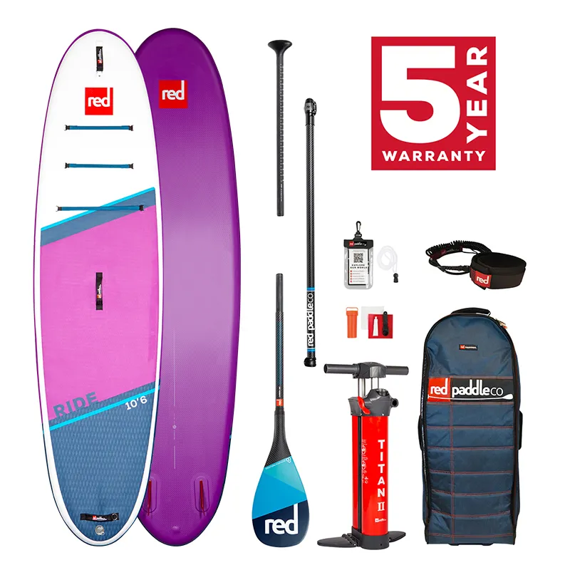 2021 Red Paddle Co Ride 10 6 Purple Complete Package - Free Shipping